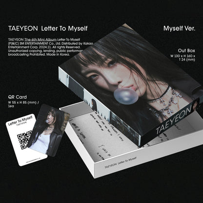 [PRE-ORDER] TAEYEON - Letter to Myself (Myself Ver.) 6th Mini Album