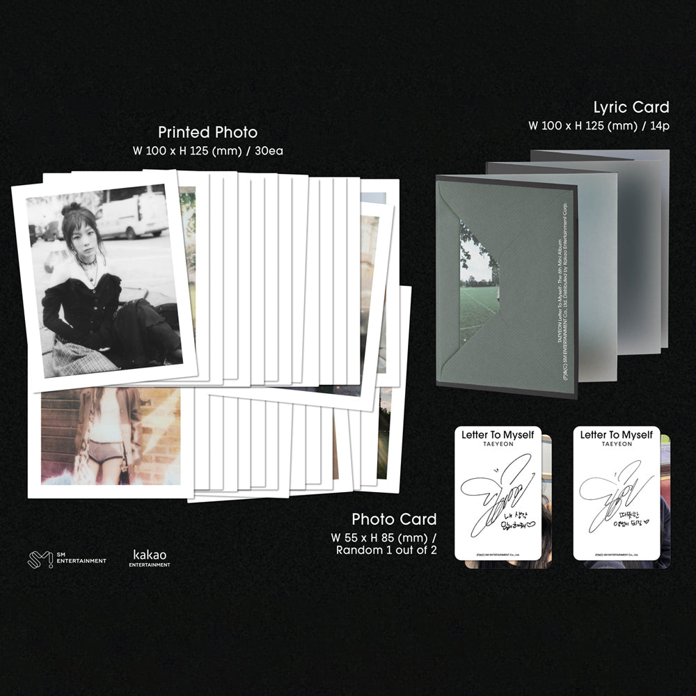 [PRE-ORDER] TAEYEON - Letter to Myself (Myself Ver.) 6th Mini Album