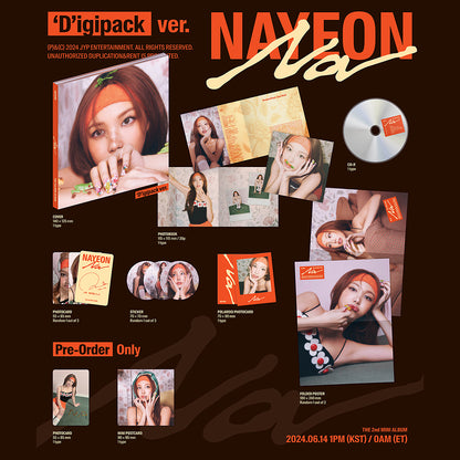 NAYEON - NA (Digipack ver.) The 2nd Mini Album