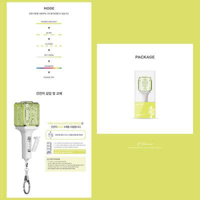 NCT - Official Mini Fanlight Keyring