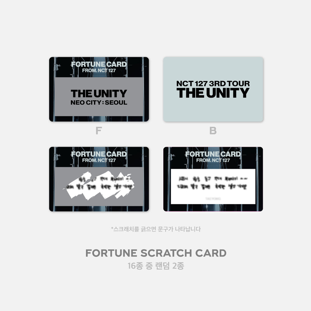 NCT 127 - Fortune Scratch Card [NEO CITY : SEOUL - THE UNITY] Official Merchandise