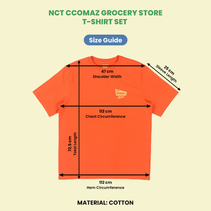 NCT - T-Shirt Set [NCT CCOMAZ GROCERY STORE 2nd Merchandise]