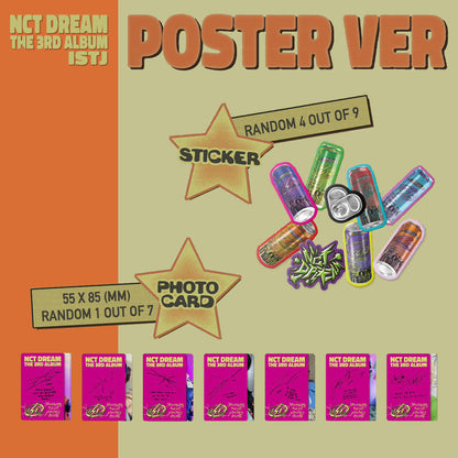 NCT DREAM - ISTJ (Poster Ver.) 3rd Album