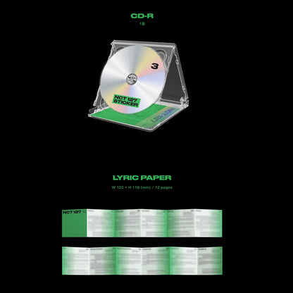 NCT 127 - Sticker (Jewel Case Version) The 3rd Album