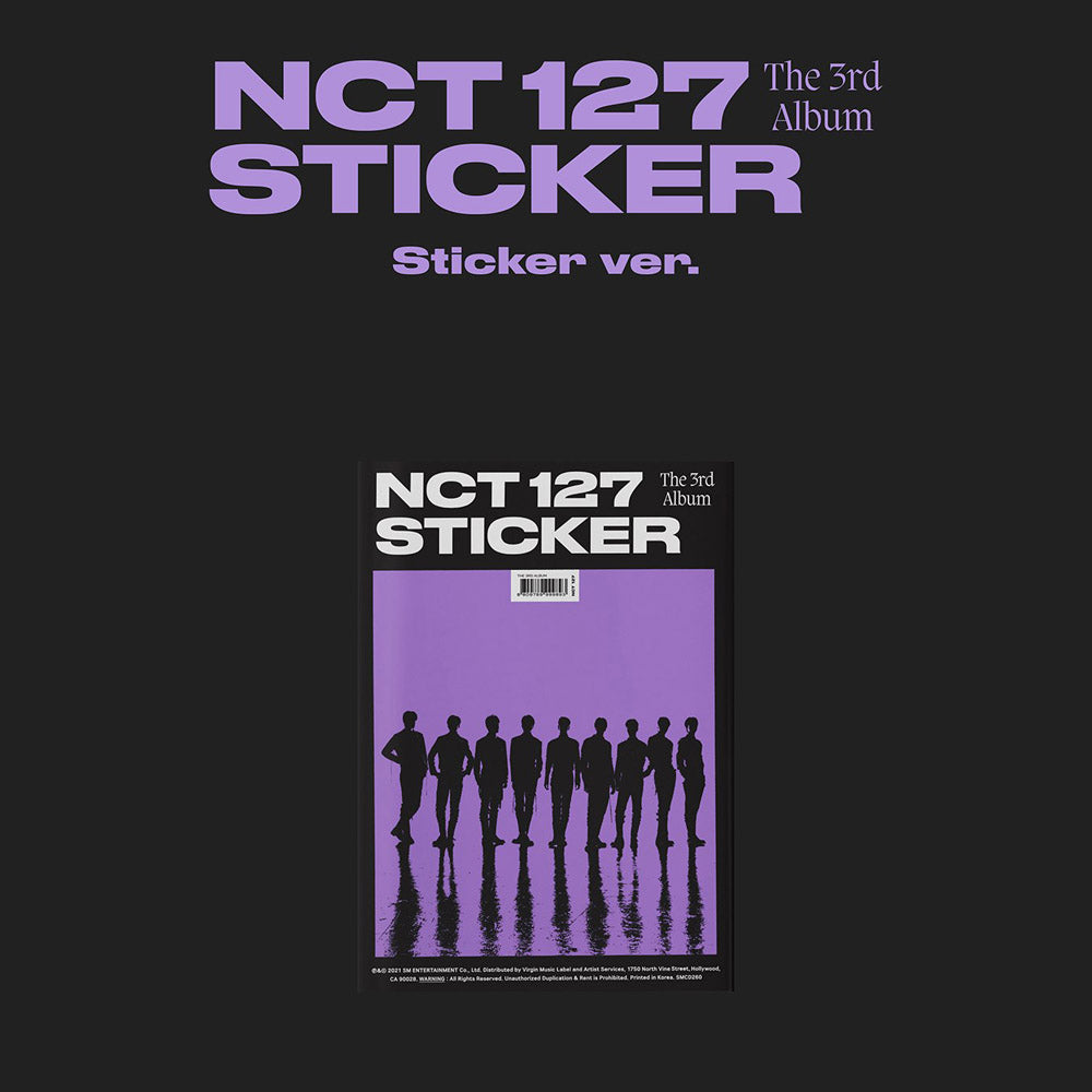 NCT 127 - Sticker (Sticker Version) The 3rd Album
