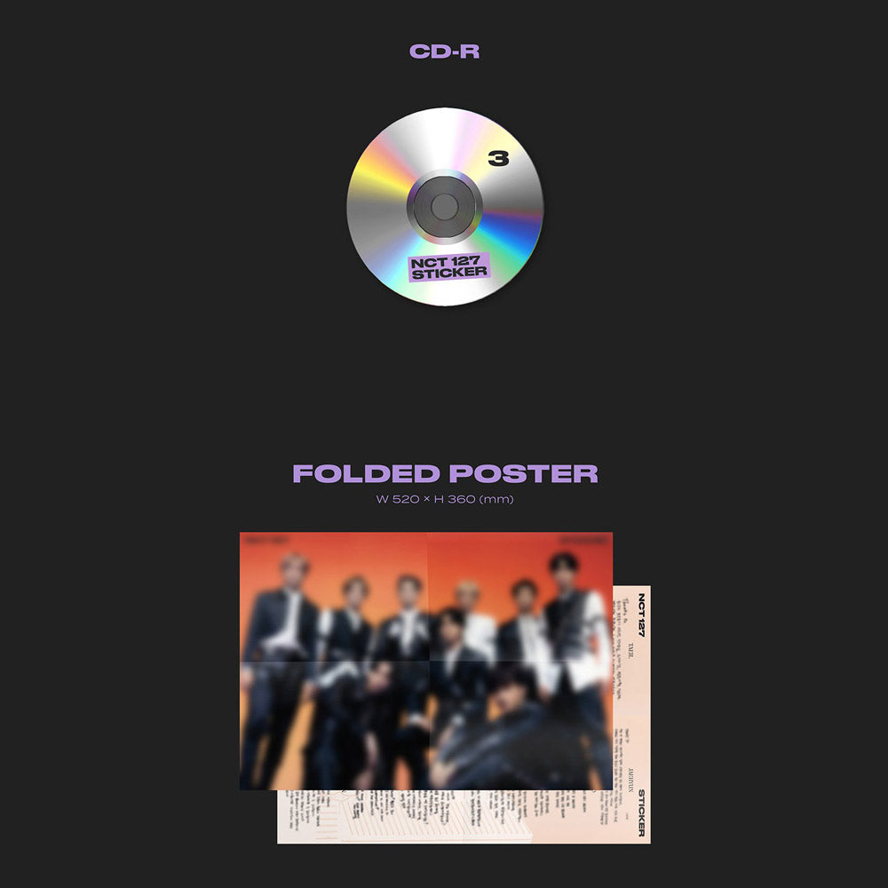 NCT 127 - Sticker (Sticker Version) The 3rd Album