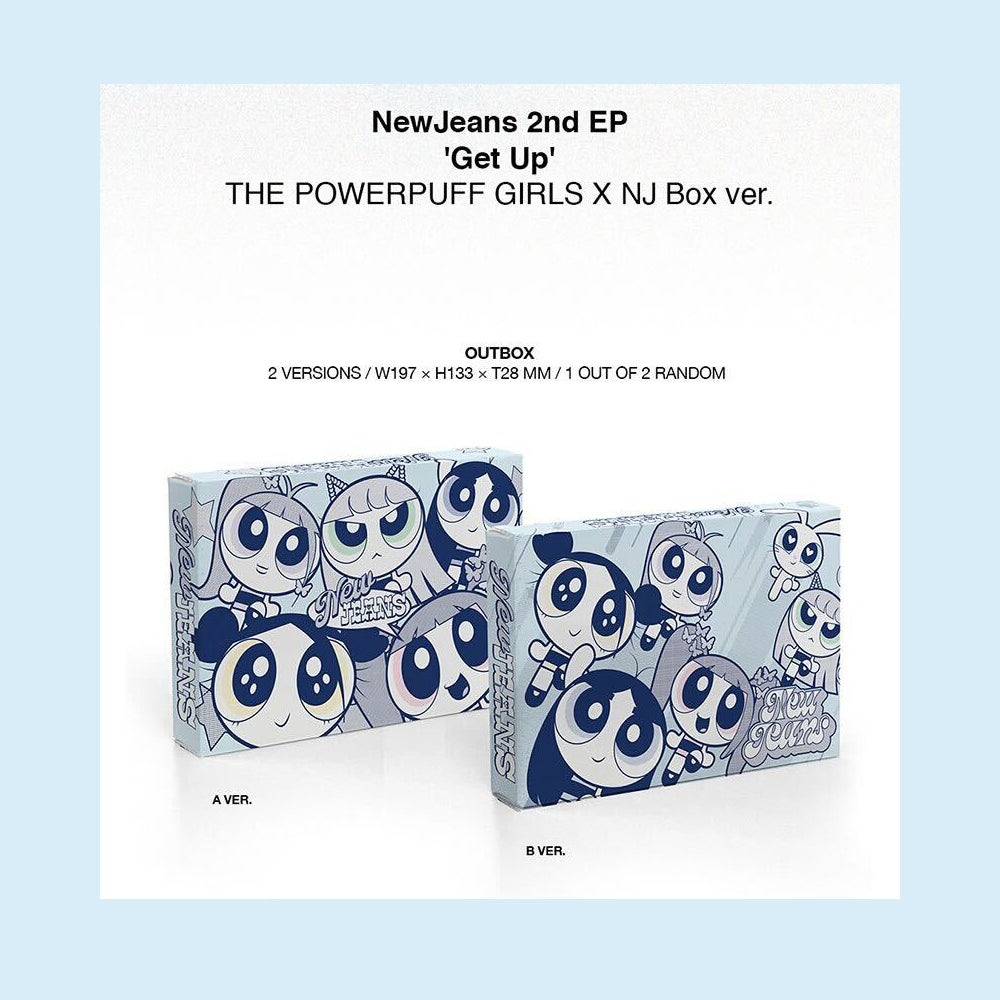 NEWJEANS - Get Up (The POWERPUFF GIRLS X NJ Box ver.) 2nd Mini Album