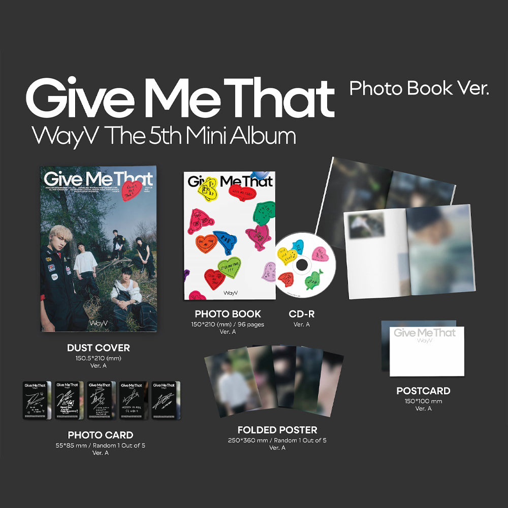 WayV - Give Me That (Photobook ver.) 5th Mini album