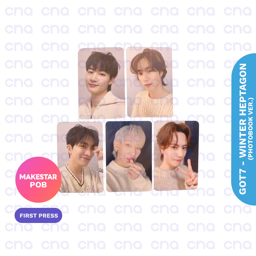 GOT7 - Winter Heptagon Official Photocards