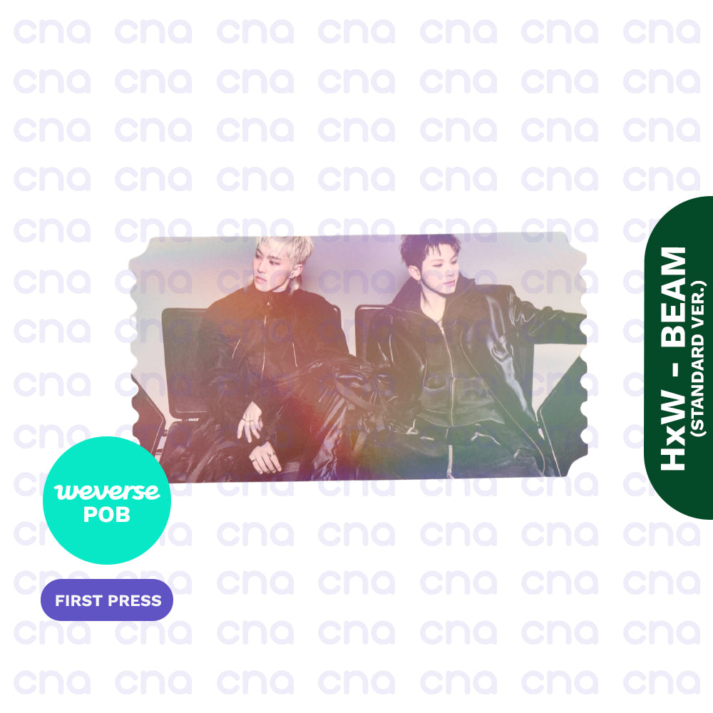 HOSHI X WOOZI - BEAM Official Photocards and POBs