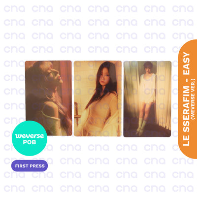 LE SSERAFIM - Official Photocards and POBs