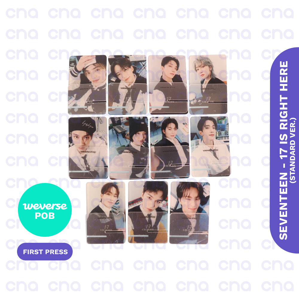 SEVENTEEN - 17 IS RIGHT HERE (Standard Ver.) Official Photocards and POBs