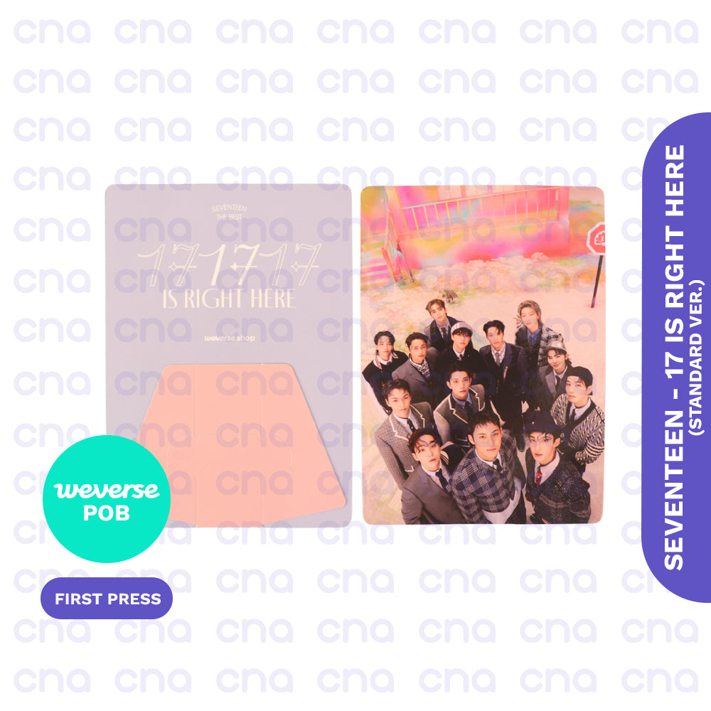 SEVENTEEN - 17 IS RIGHT HERE (Standard Ver.) Official Photocards and POBs