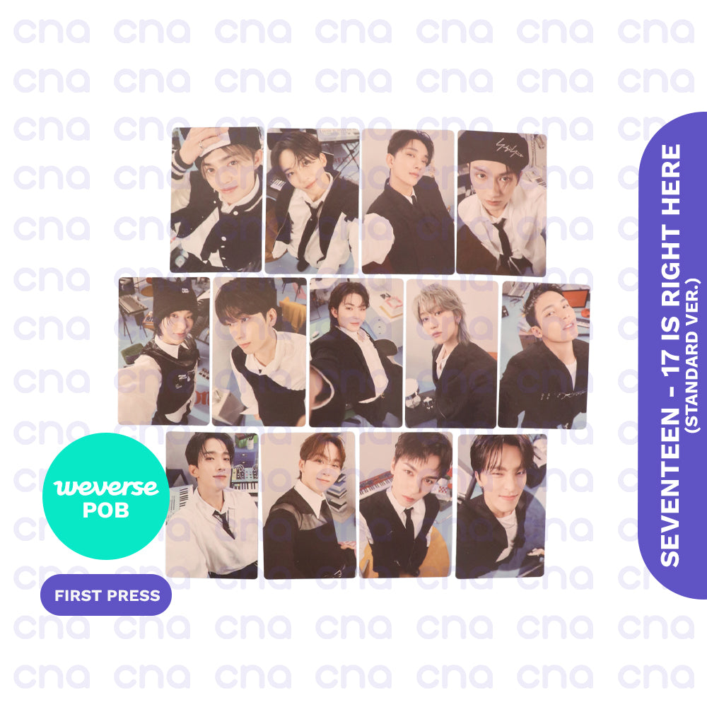 SEVENTEEN - 17 IS RIGHT HERE (Standard Ver.) Official Photocards and POBs