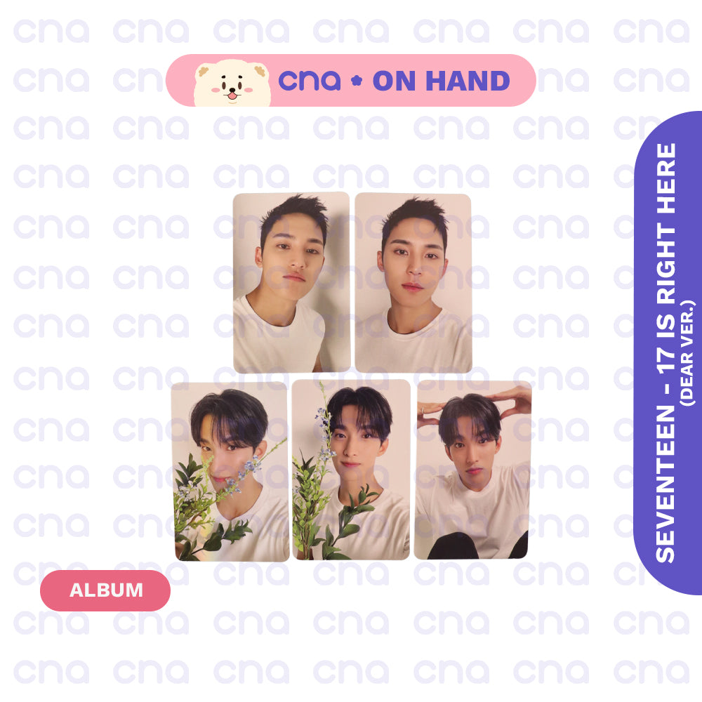 SEVENTEEN - 17 IS RIGHT HERE (Dear Ver.) Album Photocard
