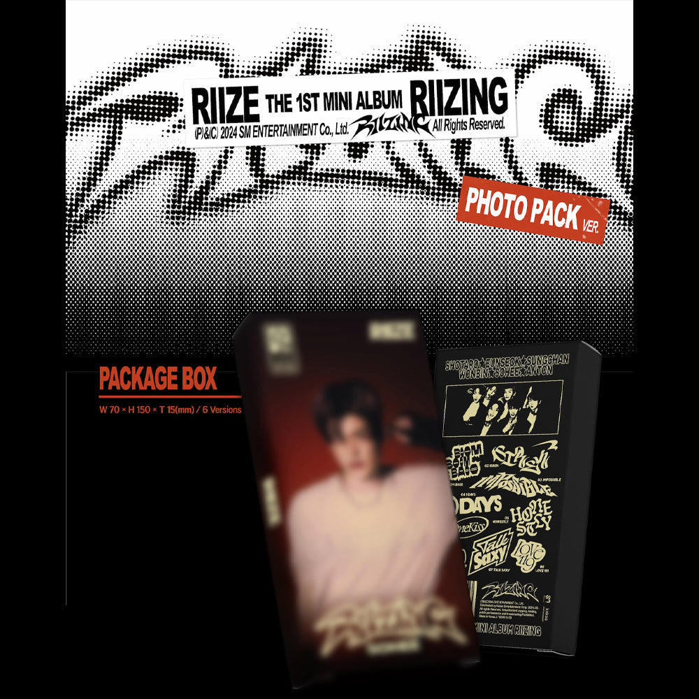 RIIZE - Riizing (Photo Pack Ver.) 1st Mini Album