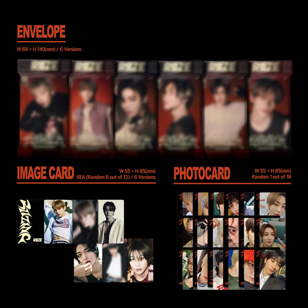 RIIZE - Riizing (Photo Pack Ver.) 1st Mini Album