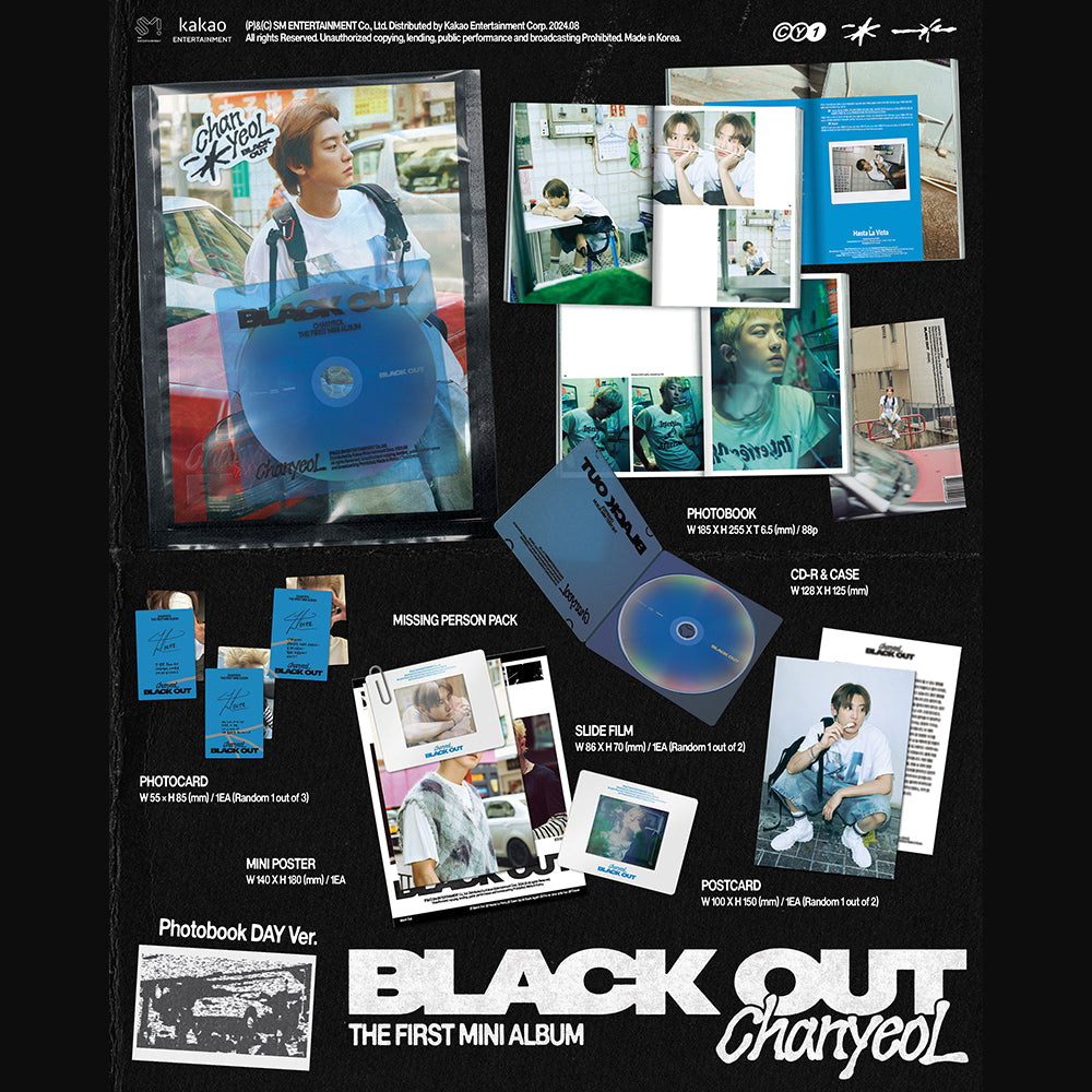 CHANYEOL - Black Out (Photobook Ver.) 1st Mini Album