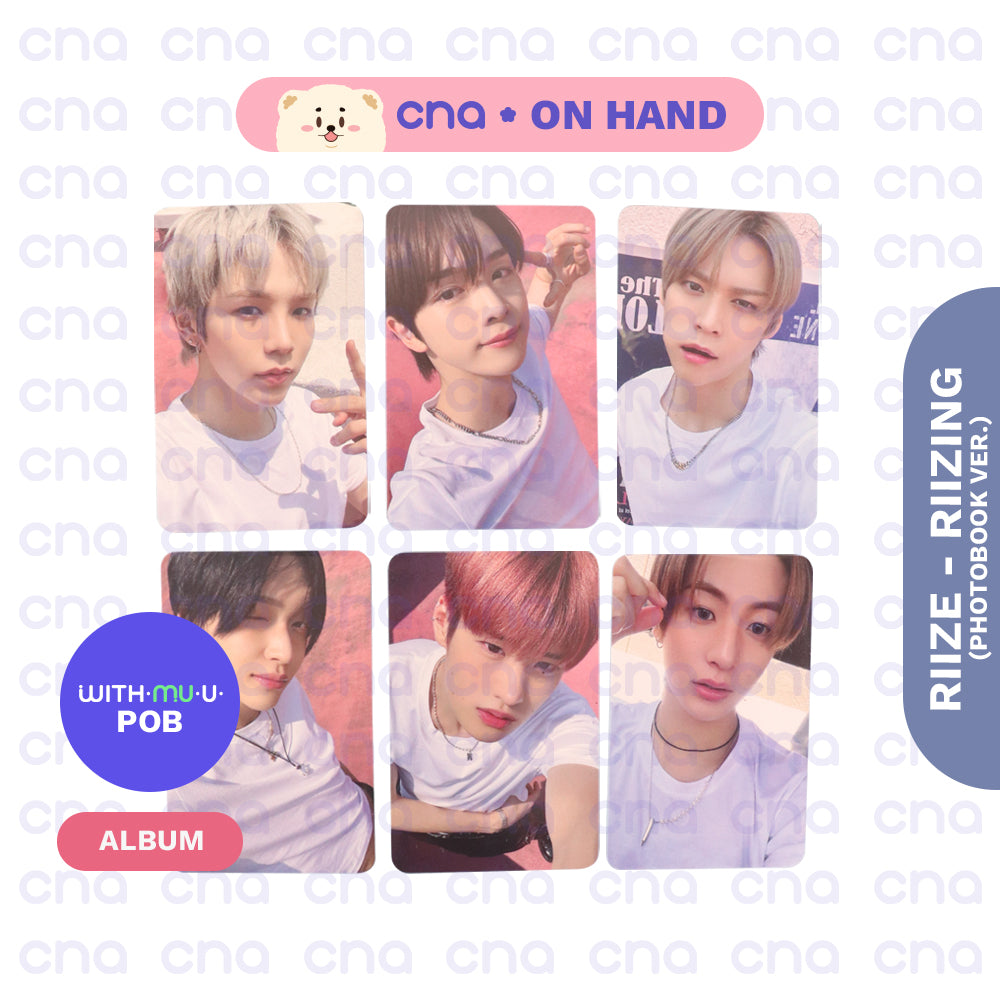 RIIZE - Official Photocards and POBs