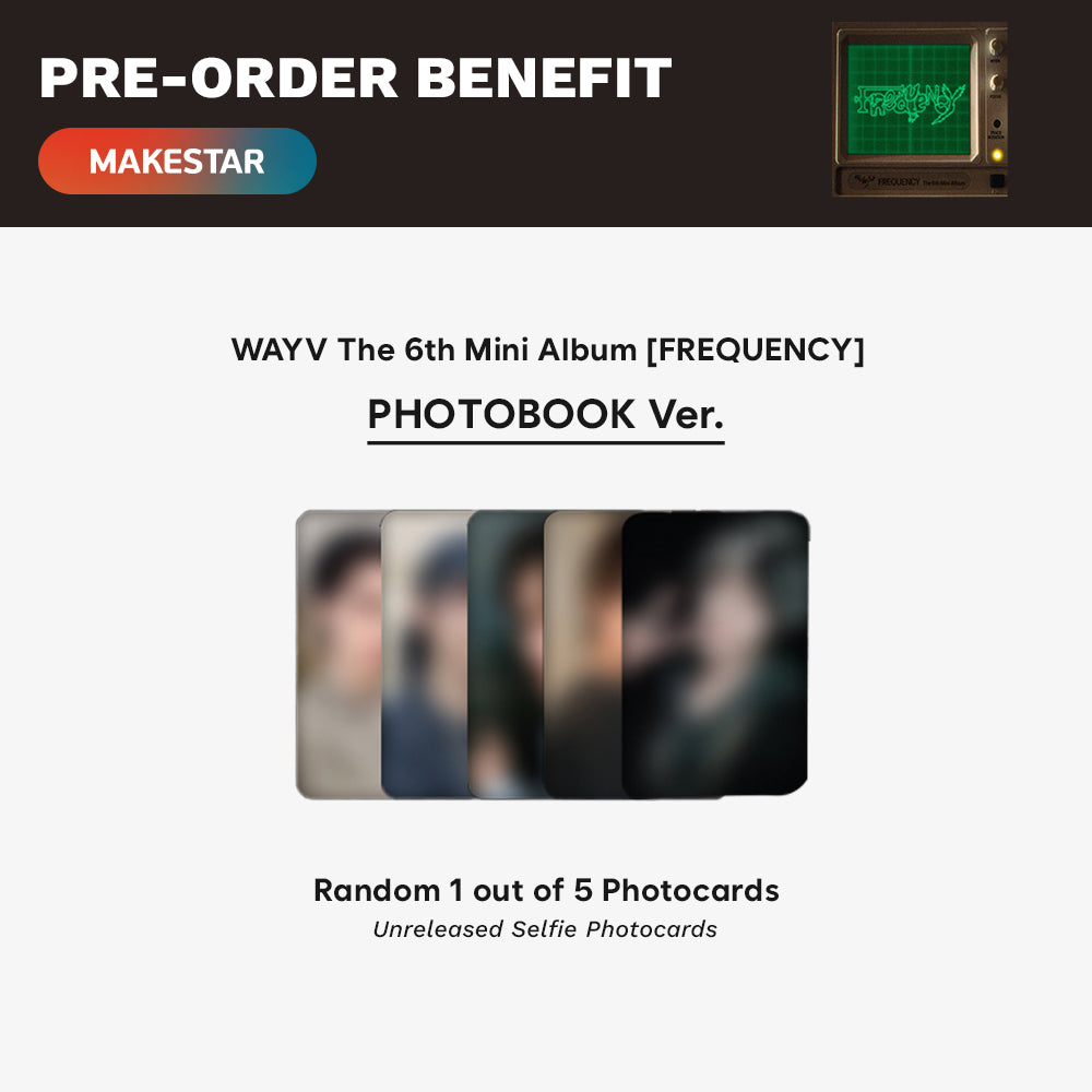 [PRE-ORDER] WAYV - FREQUENCY (Photobook Ver.) 6th Mini Album