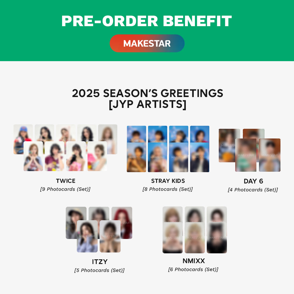 [PRE-ORDER] JYP Artists 2025 Season's Greetings