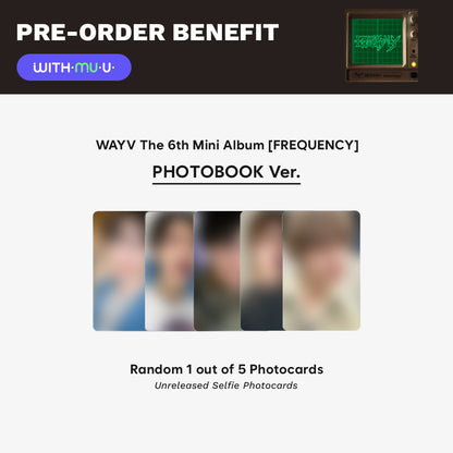 [PRE-ORDER] WAYV - FREQUENCY (Photobook Ver.) 6th Mini Album