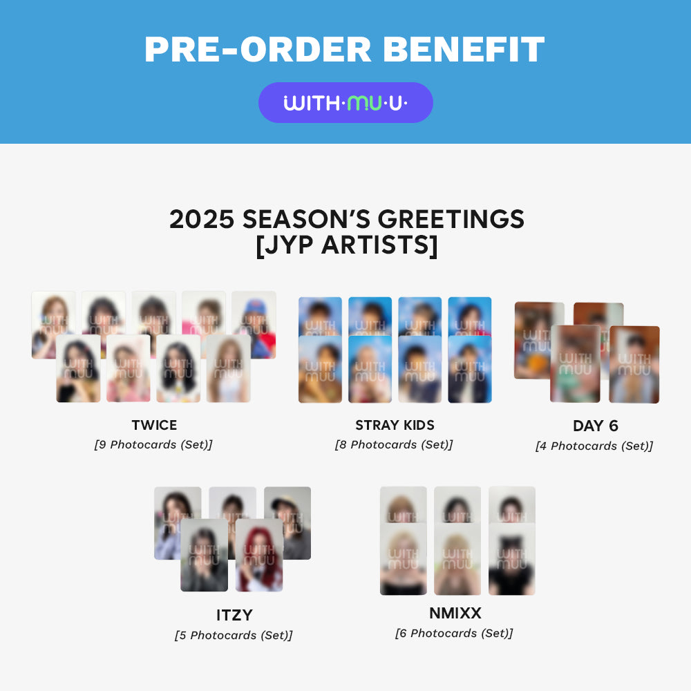 [PRE-ORDER] JYP Artists 2025 Season's Greetings