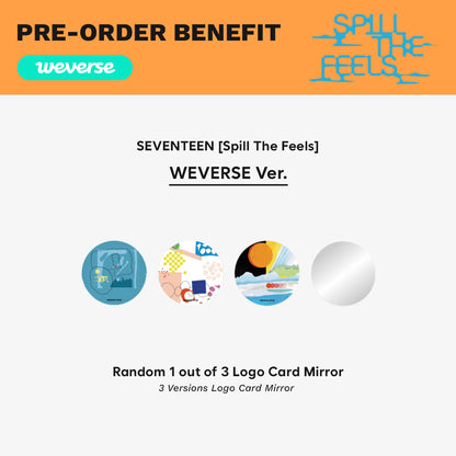 [PRE-ORDER] SEVENTEEN - Spill the Feels (Weverse Albums Ver.) 12th Mini Album