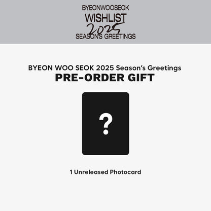 [PRE-ORDER] BYEON WOOSEOK - 2025 Season's Greetings