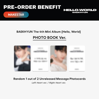 BAEKHYUN - Hello, World (Photobook Ver.) 4th Mini Album