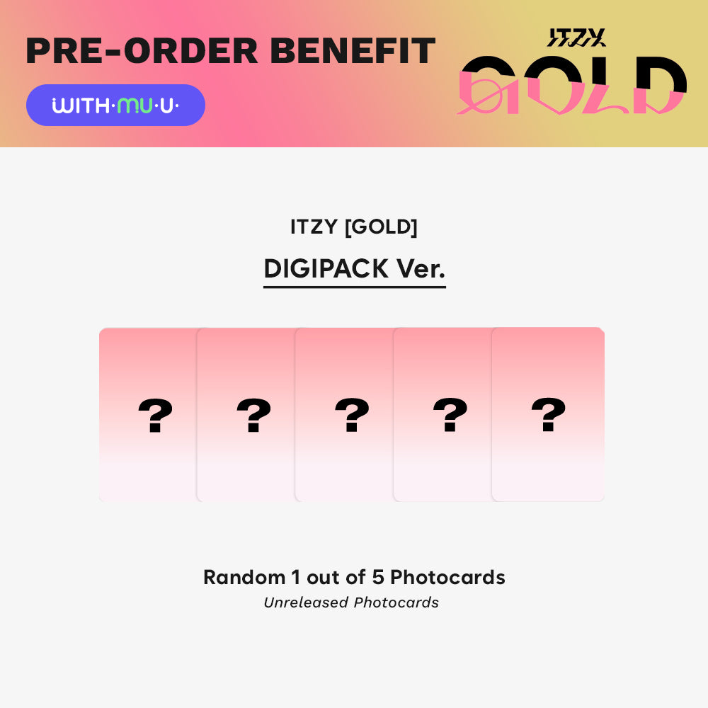 [PRE-ORDER] ITZY - GOLD (Digipack Ver.) 9th Mini Album