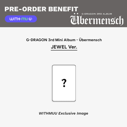 [PRE-ORDER] G-DRAGON - Übermensch (Jewel Case Ver.)