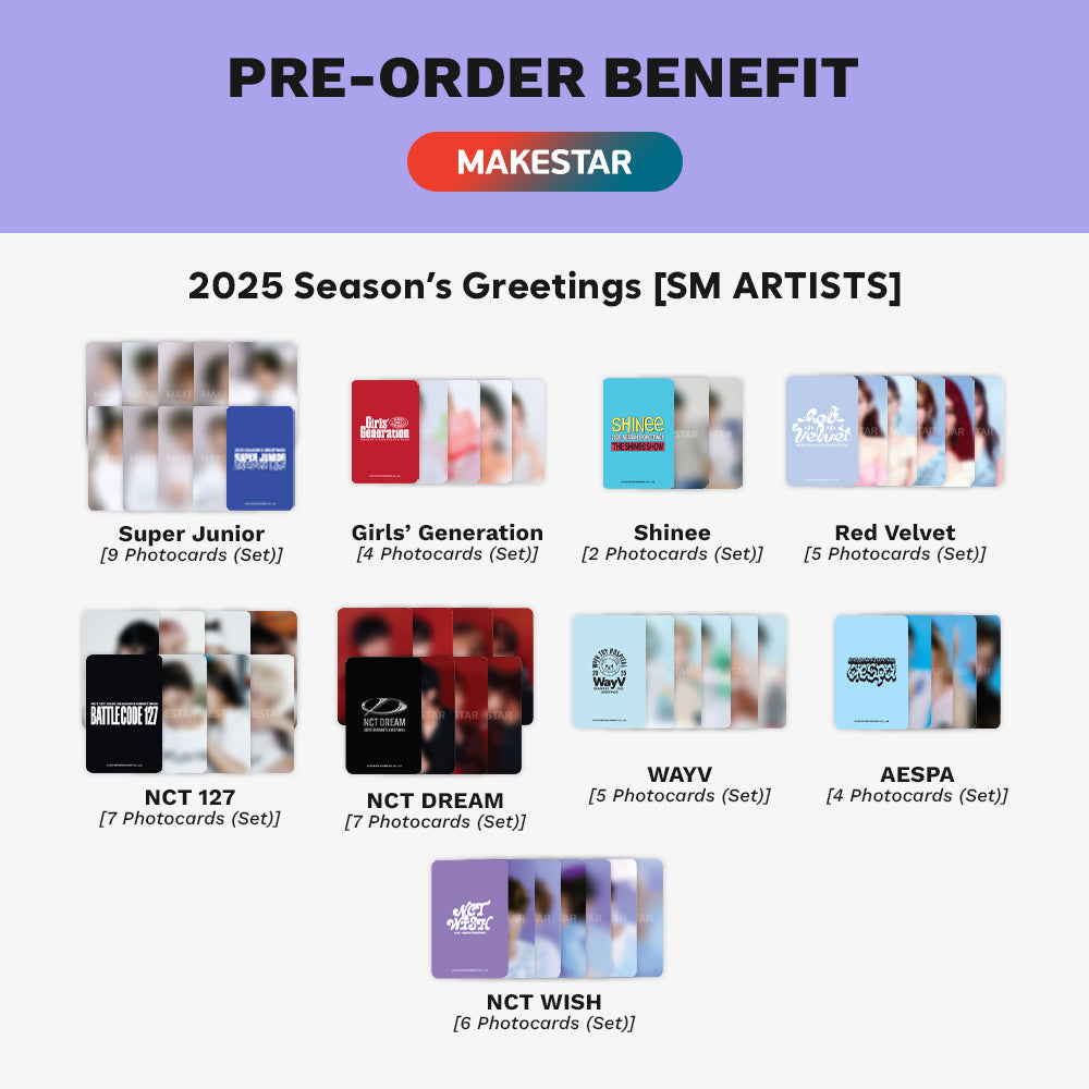 [PRE-ORDER] SM Artists 2025 Season's Greetings