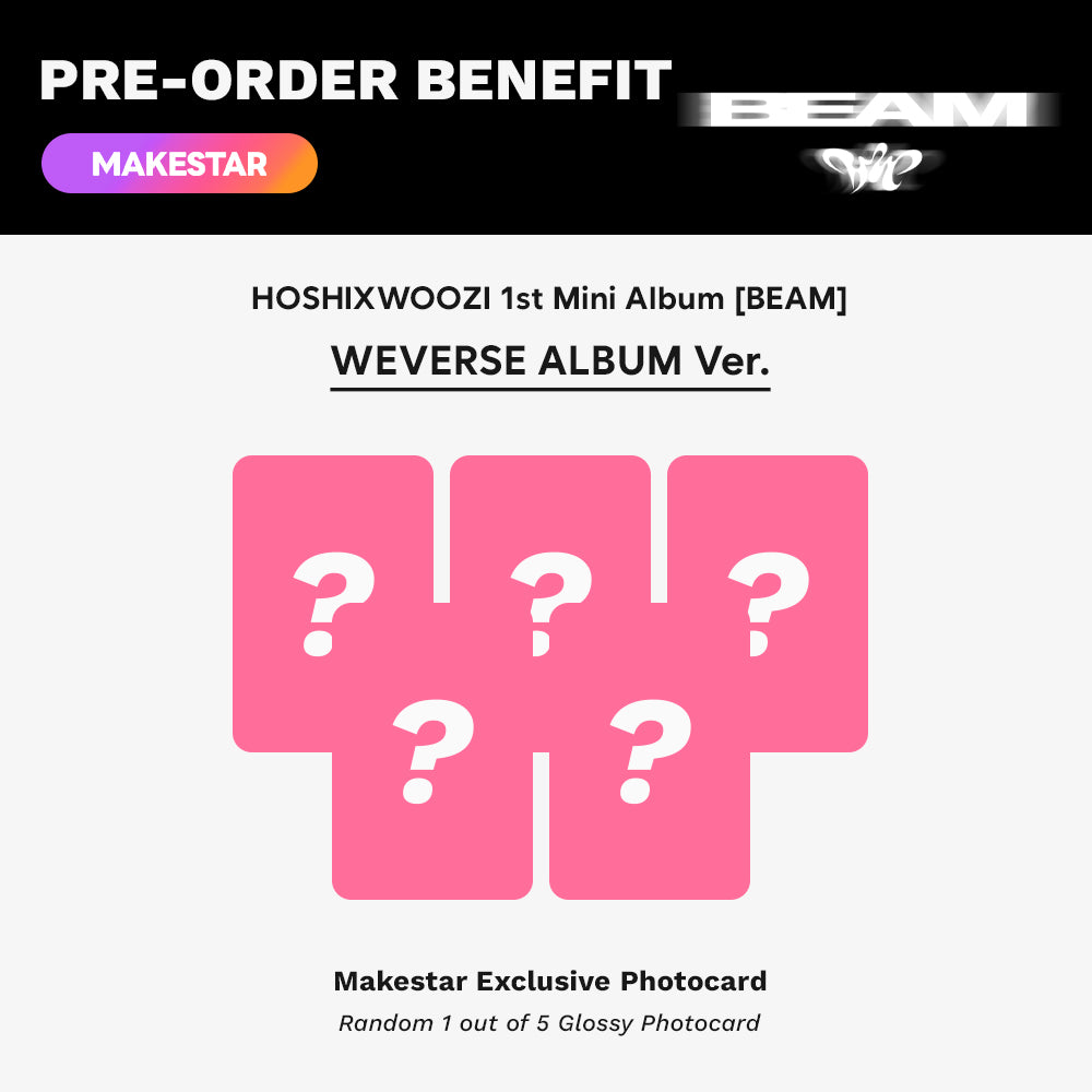 [PRE-ORDER] HOSHI X WOOZI - BEAM (Weverse Albums Ver.)