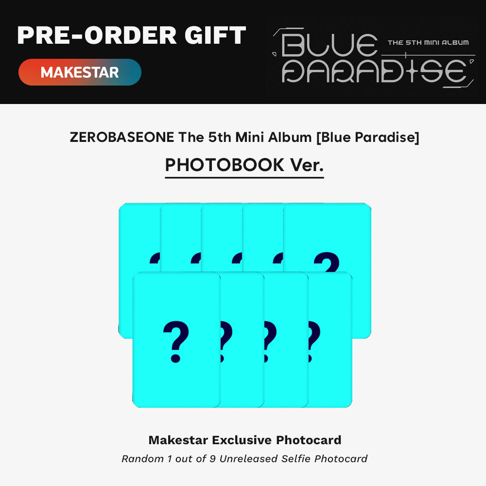 [PRE-ORDER] ZEROBASEONE - Blue Paradise (Photobook Ver.) 5th Mini Album