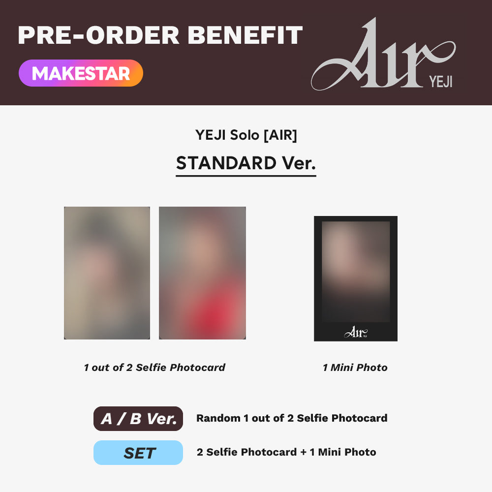 [PRE-ORDER] YEJI - Air (Photobook Ver.) with MAKESTAR POB