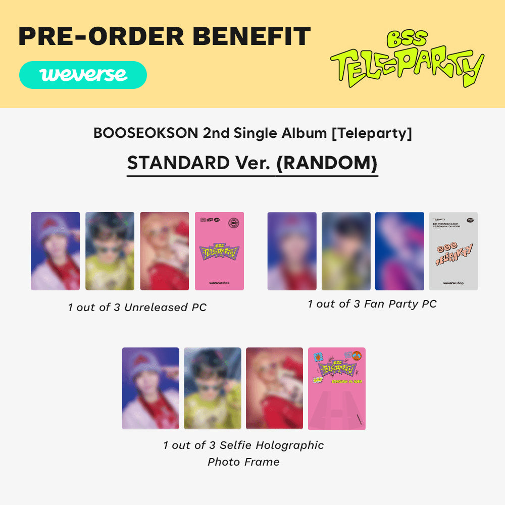 [PRE-ORDER] BOOSEOKSOON (BSS) - Teleparty (Standard Ver.) with Weverse Fan Party POB