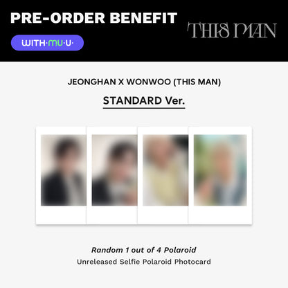 JEONGHAN X WONWOO - This Man (Standard Ver.) 1st Single Album