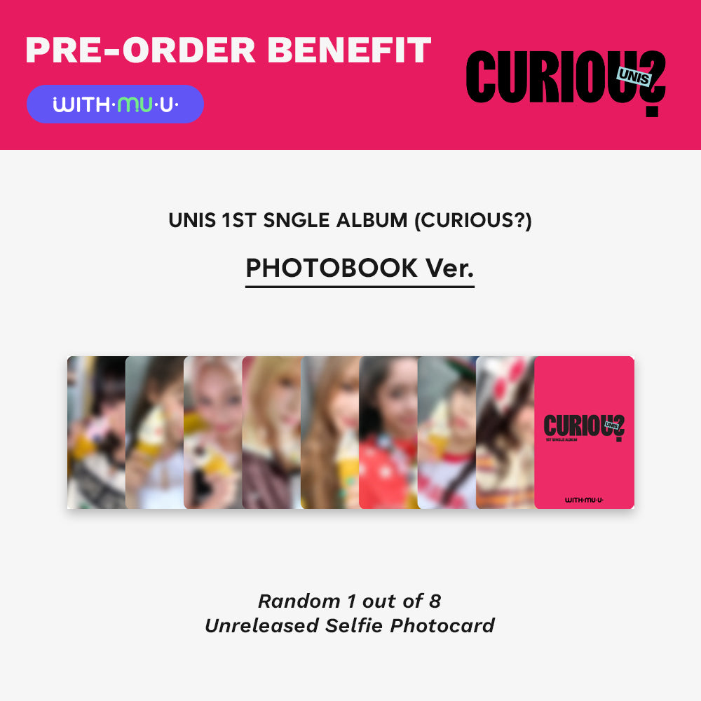 UNIS - Curious (Photobook Ver.) 1st Single Album