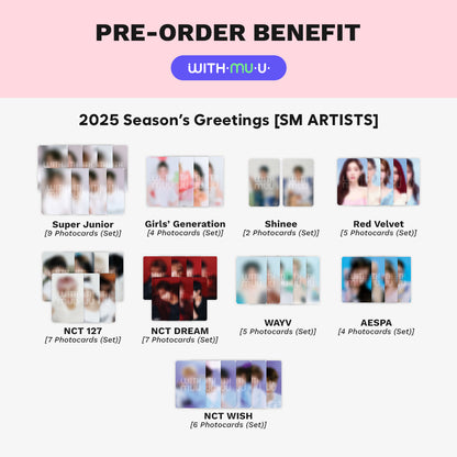 [PRE-ORDER] SM Artists 2025 Season's Greetings