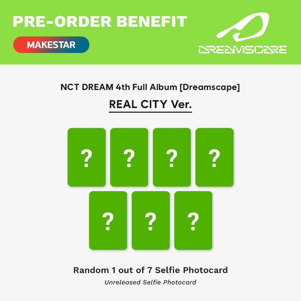 [PRE-ORDER] NCT DREAM - DREAMSCAPE (Real City Ver.) 4th Album