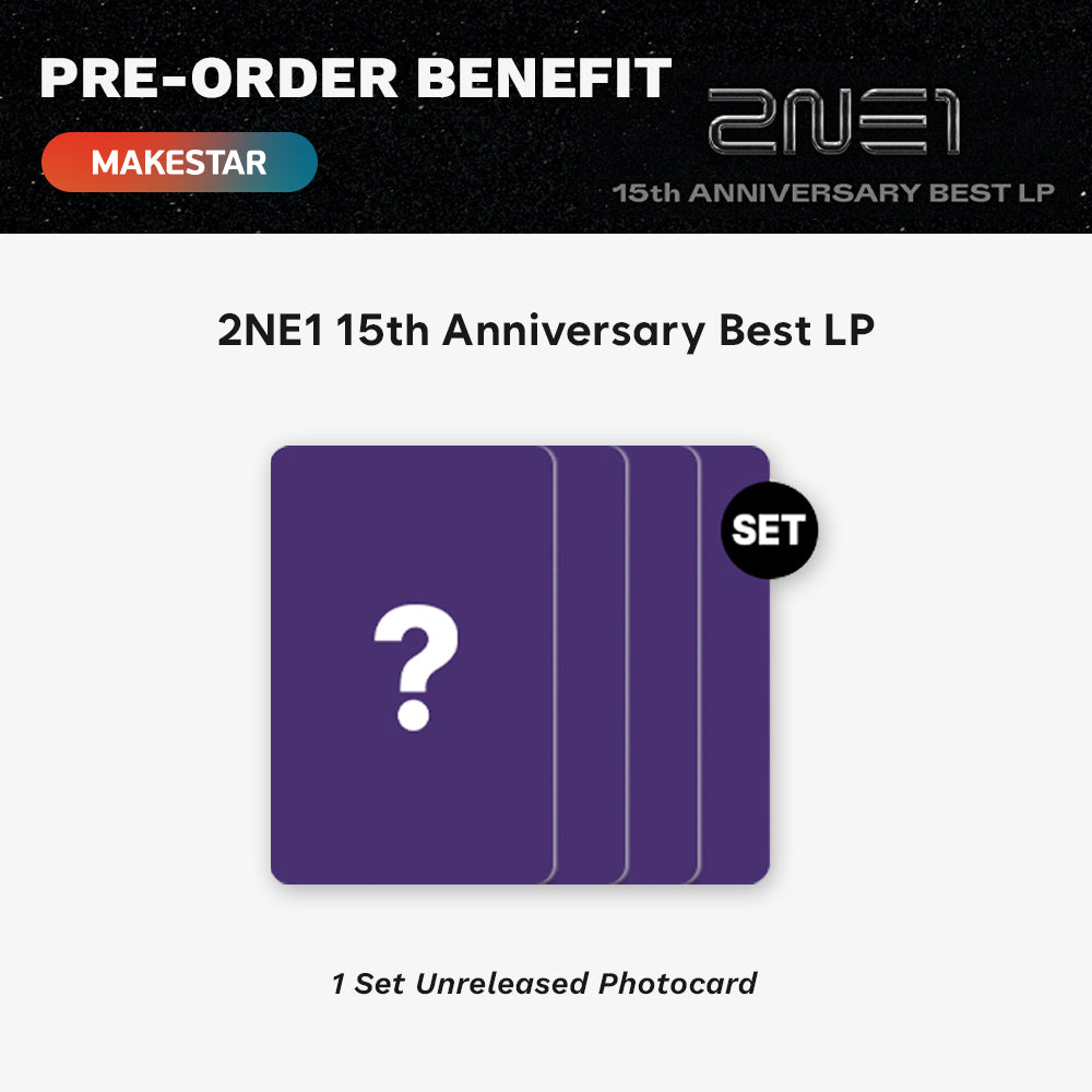 [PRE-ORDER] 2NE1 - 15th Anniversary Best LP with Makestar POB