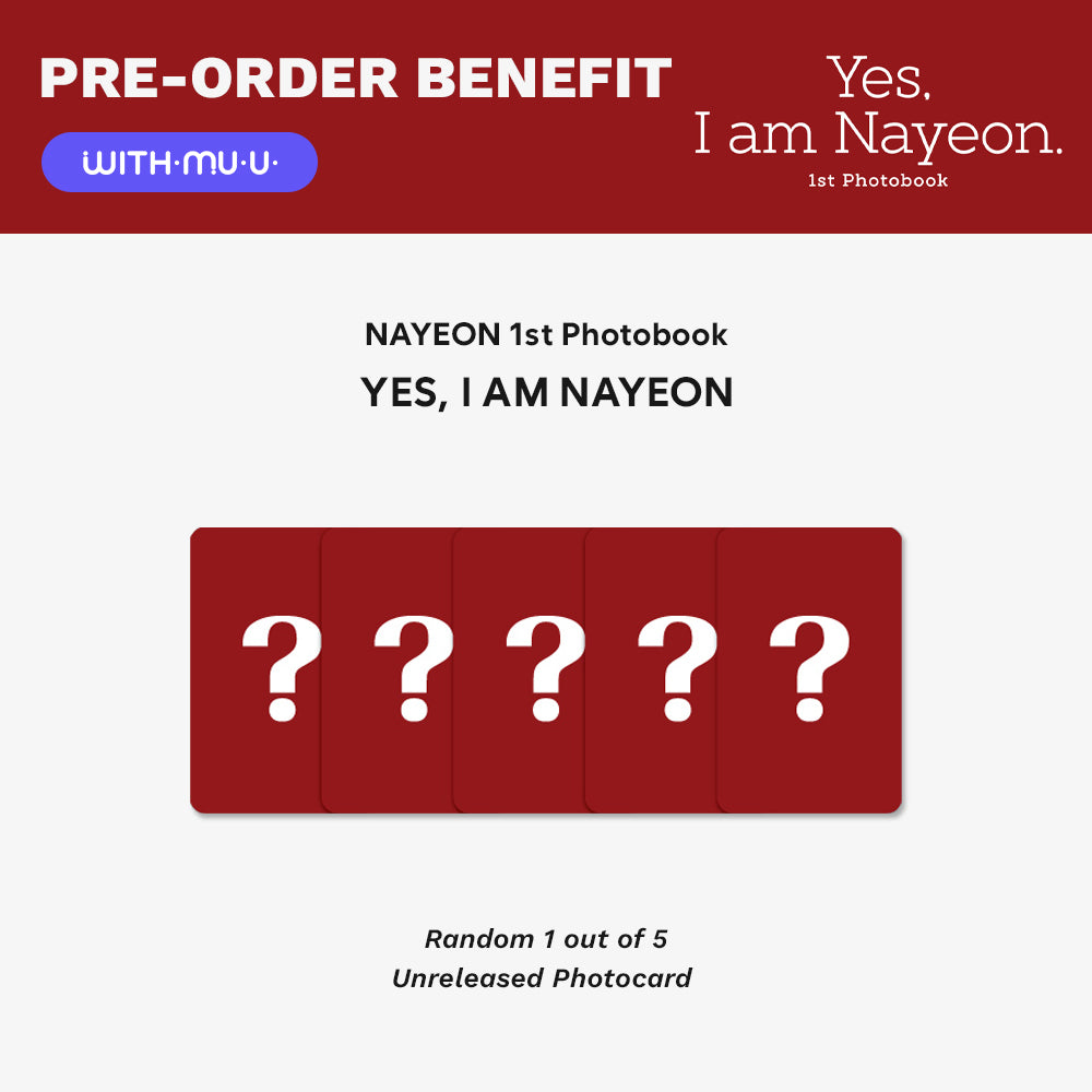 [PRE-ORDER] NAYEON - Yes, I Am Nayeon Photobook