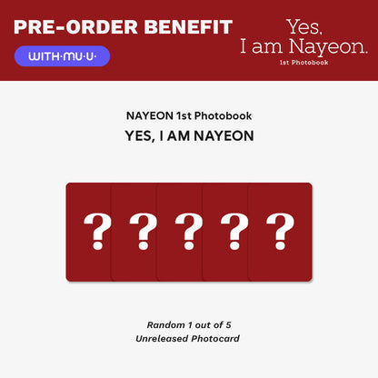 [PRE-ORDER] NAYEON - Yes, I Am Nayeon Photobook