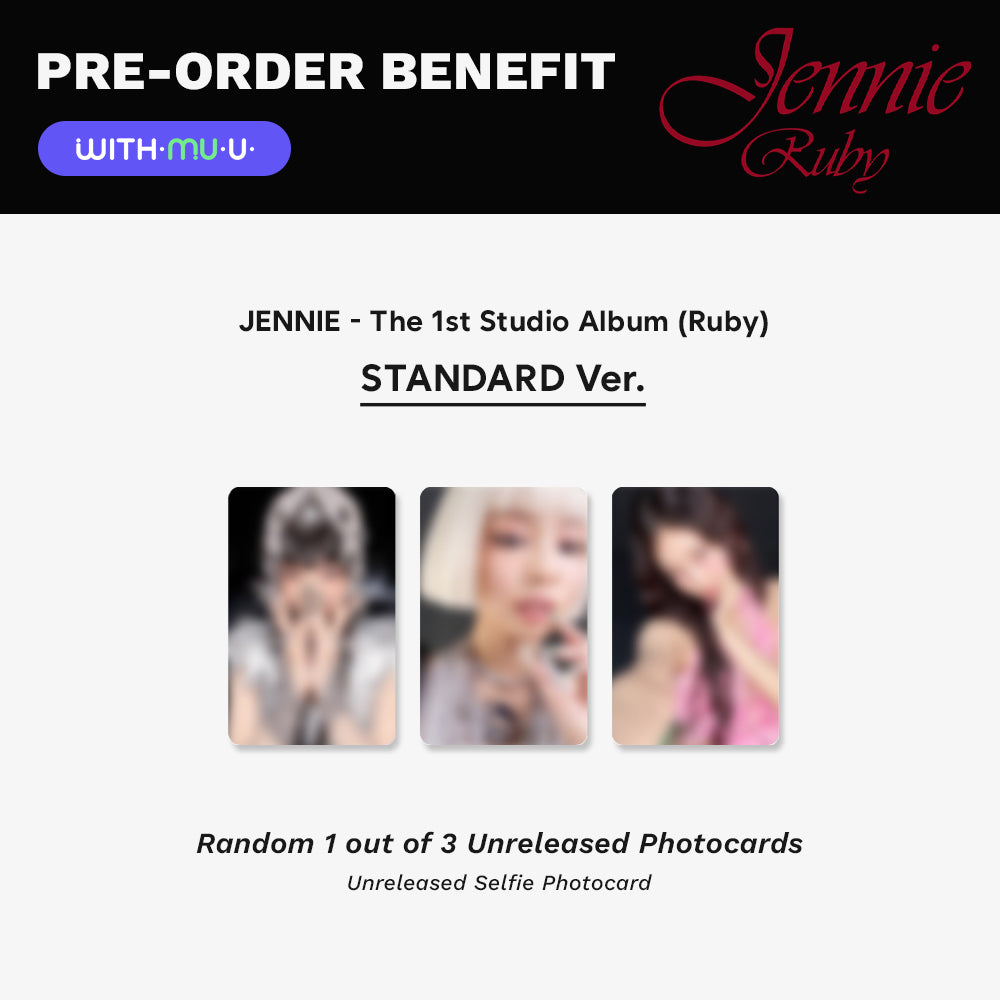 [PRE-ORDER] JENNIE - RUBY (Photobook Ver.) 1st Full Album