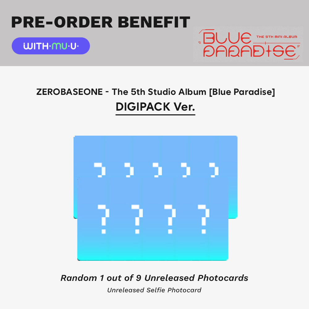 [PRE-ORDER] ZEROBASEONE - Blue Paradise (Digipack Ver.) 5th Mini Album