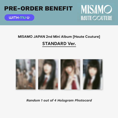 [PRE-ORDER] MISAMO - Haute Couture (Standard Ver.) Japan 2nd Mini Album with WITHMUU POB