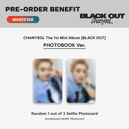 CHANYEOL - Black Out (Photobook Ver.) with MAKESTAR POB