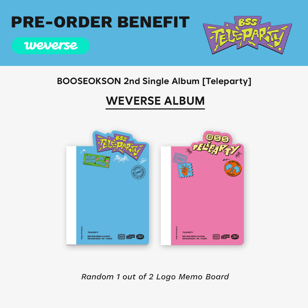 [PRE-ORDER] BOOSEOKSOON (BSS) - Teleparty (Weverse Albums Ver.) 2nd Single Album