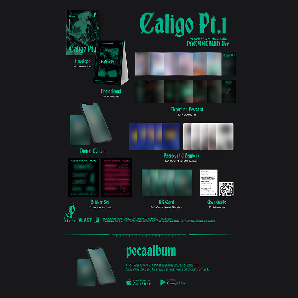 [PRE-ORDER] PLAVE - Caligo Pt. 1 (Pocaalbum Ver.) 3rd Mini Album